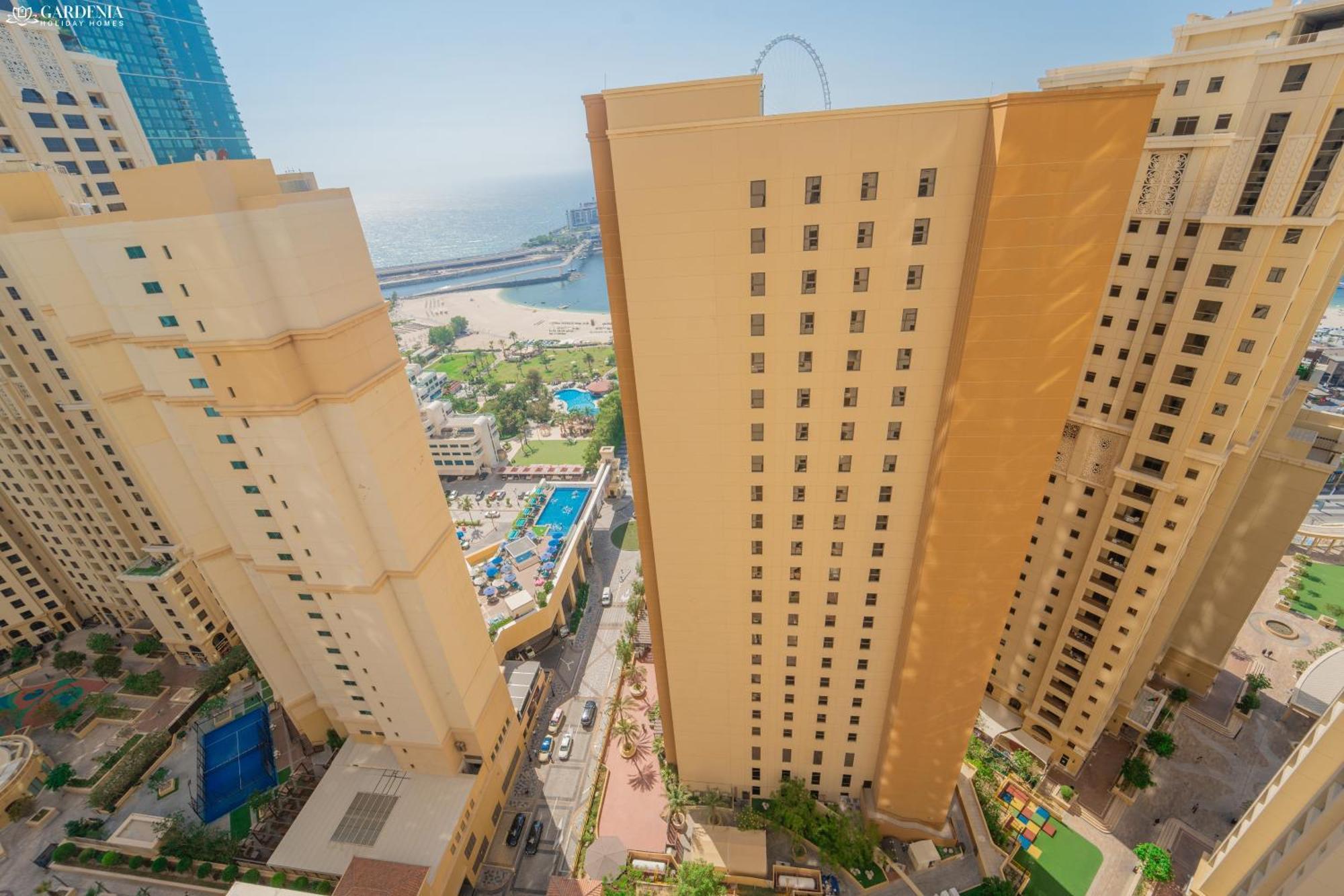 Jbr Amwaj 4 , Upgraded Sea And Ain Dubai Views, 2M Walk To Beach By Gardenia Suitse Kültér fotó