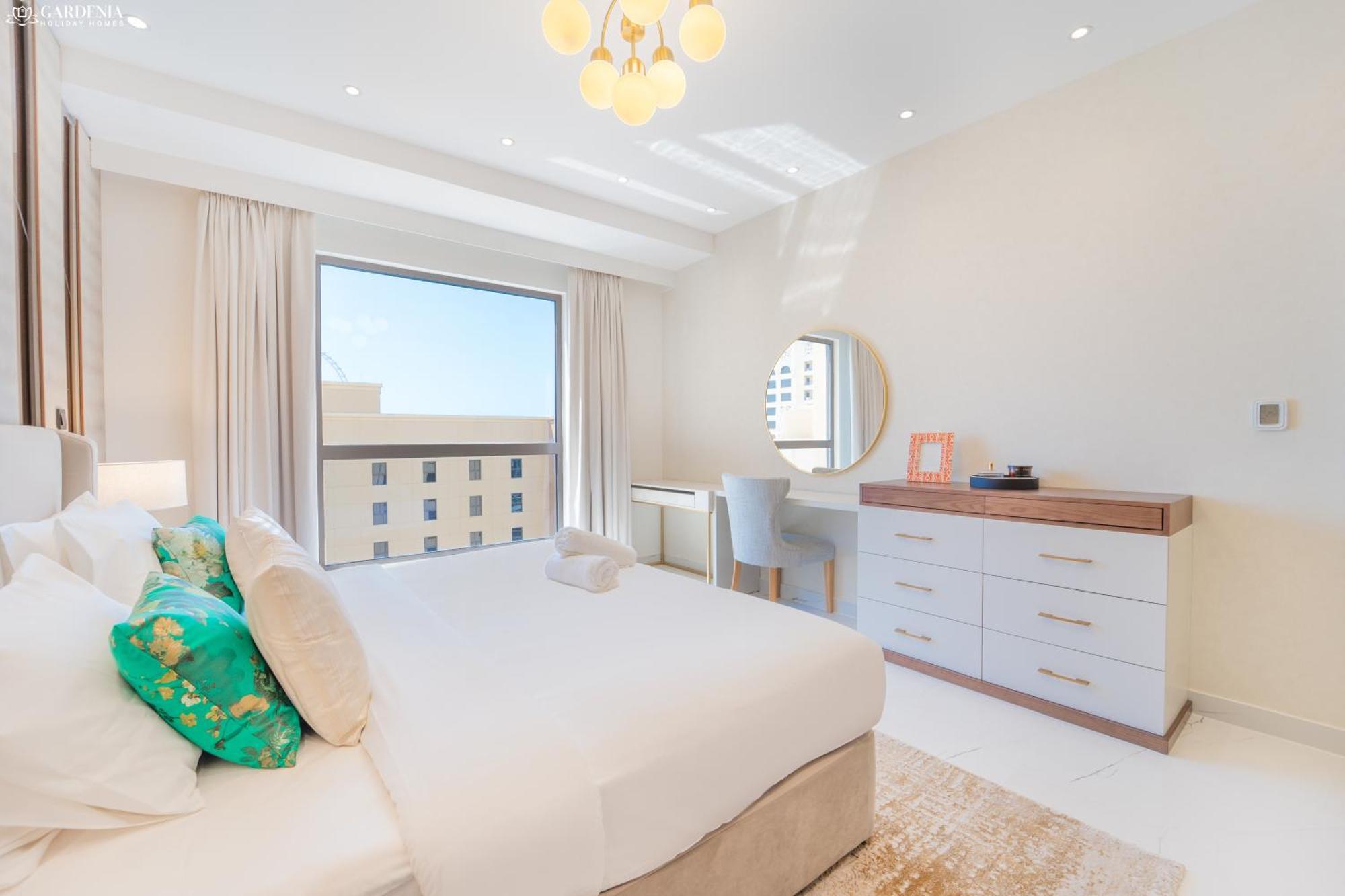Jbr Amwaj 4 , Upgraded Sea And Ain Dubai Views, 2M Walk To Beach By Gardenia Suitse Kültér fotó